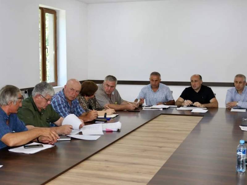 ცაგერის მუნიციპალიტეტის მერიაში სამუშაო შეხვედრა შედგა